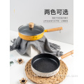 Small shallow frying pan with fine wood handle